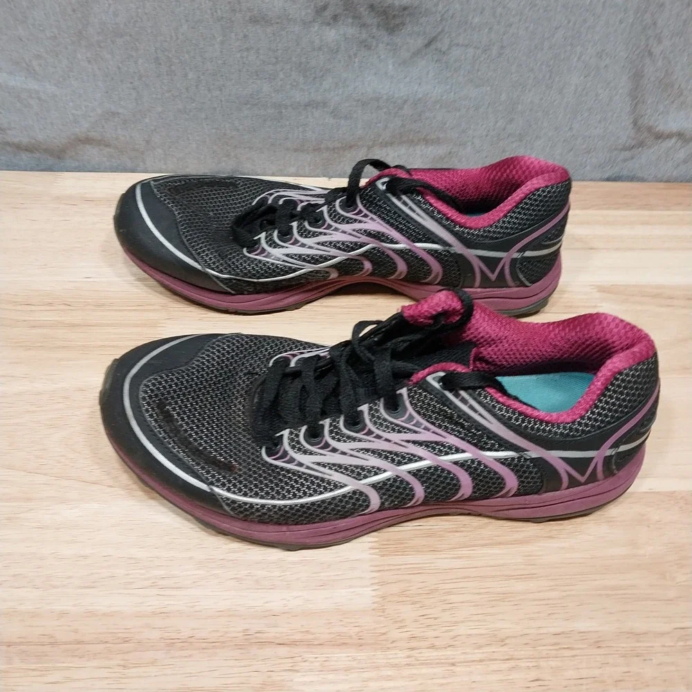 Merrell Womens Mix‎ Master Glide Running Shoes Size 9.5 Black Pink J86350
